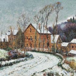 Winter Landscape at Chaponval
